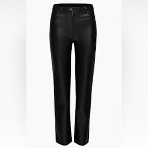 Aritzia’s Black Leather Pants